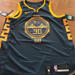 GOLDEN STATE/Curry #30 NBA Nike Basketball Jersey.